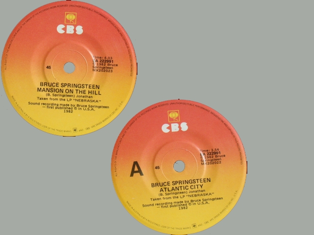 Bruce Springsteen - ATLANTIC CITY / MANSION ON THE HILL